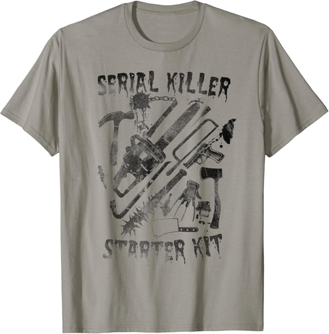 SERIAL KILLER STARTER KIT horror movie TShirt Clothing